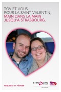 SNCF Voyages - Animated Valentine's Day - Train Paris-Strasbourg - February 14, 2014 - Live