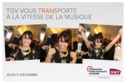 SNCF Voyages - Festival Transmusicales - Paris/Rennes - 6 décembre 2013 - Direct Live multi-poses