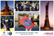 Agence Havas Sports Entertainment - Match Handball PSG/Dijon - Stade de Coubertin - 23 avril 2014 - Photomontage